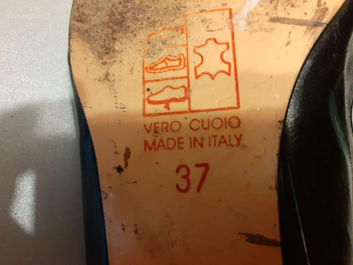 Dailus odiniai itališki bateliai - nuotraukos Nr. 6