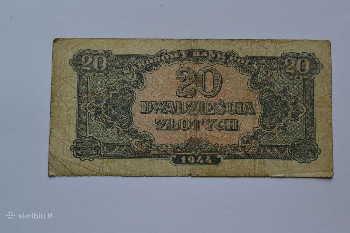 20 zlotu 1944 m. - nuotraukos Nr. 2