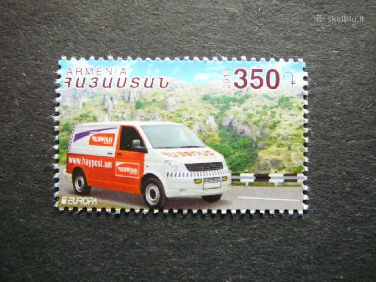 Armenija 2013 Europa Automobiliai svarus arm834