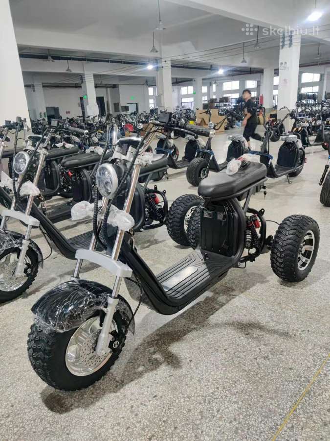 Elektrinis triratis čioperis citycoco motoroleris - nuotraukos Nr. 19