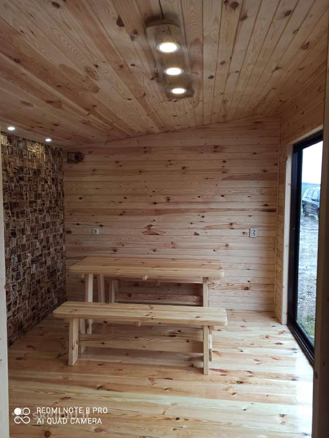 Pilnai įrengta apšiltinta karkasinė pirtis su dušu - nuotraukos Nr. 22