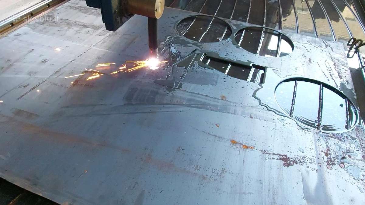 CNC metalo pjovimas plazma - nuotraukos Nr. 8