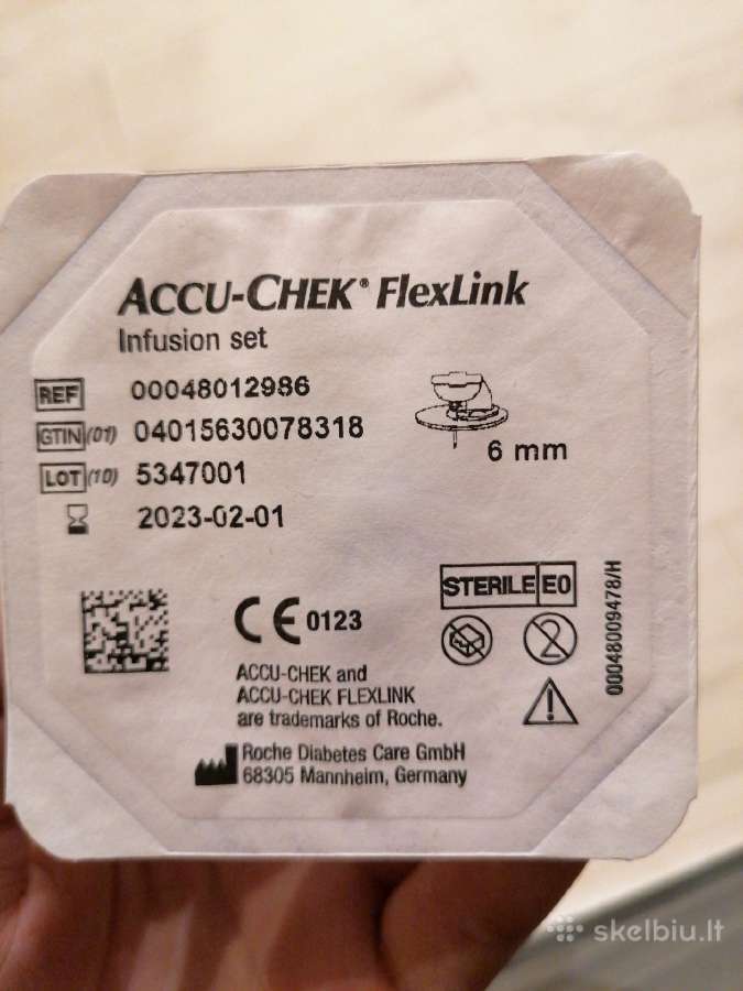 Accu Chek Flexlink Cannula infuz. sistemos adata l - nuotraukos Nr. 2