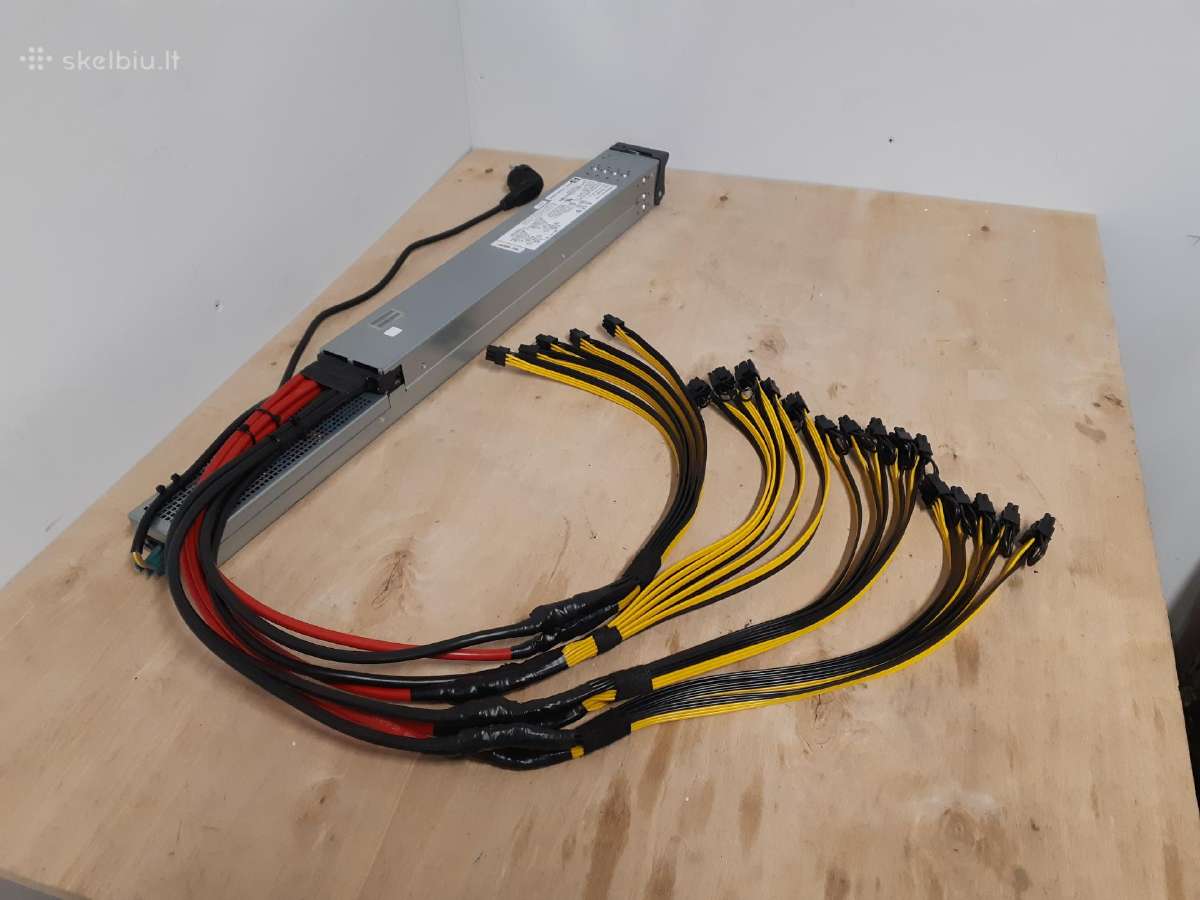 12v 2250w maitinimo šaltiniai su pcie laidais - nuotraukos Nr. 3