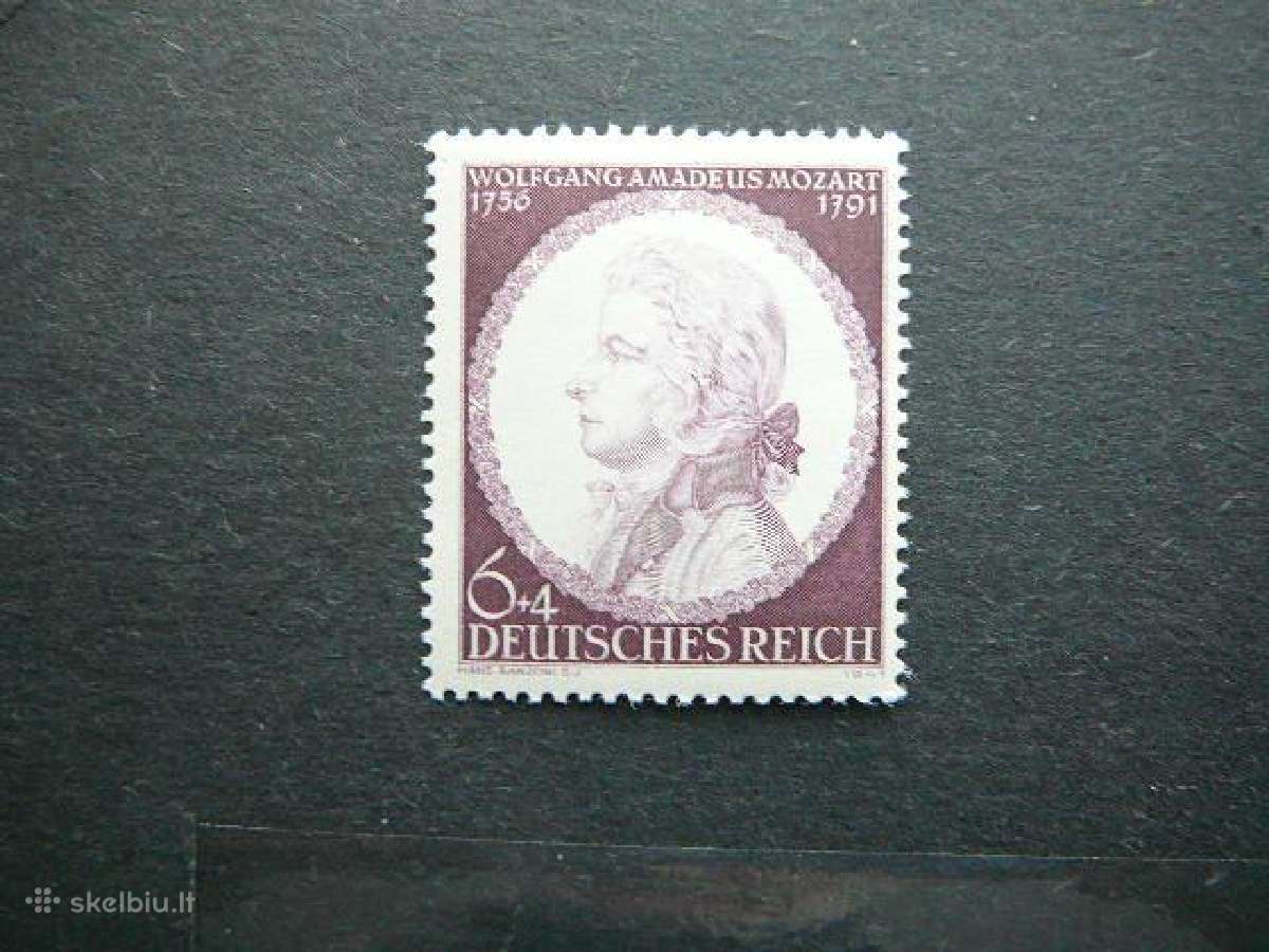 Mocartas Muzika Vokietija 1941 Mnh vkt810sm