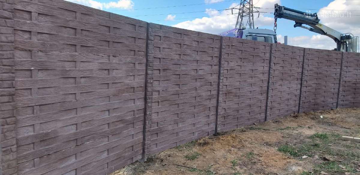 Tvoros betonines dvipuses ir vienpuses - nuotraukos Nr. 17