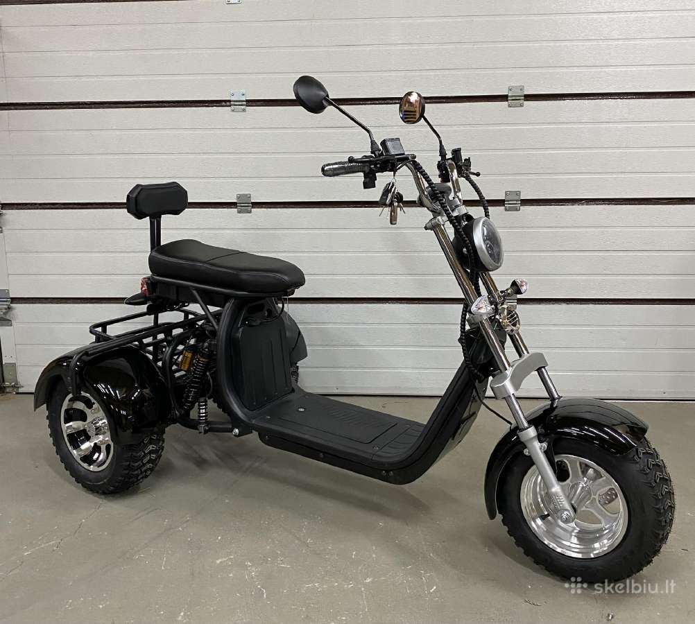 Elektrinis triratis čioperis citycoco motoroleris - nuotraukos Nr. 13