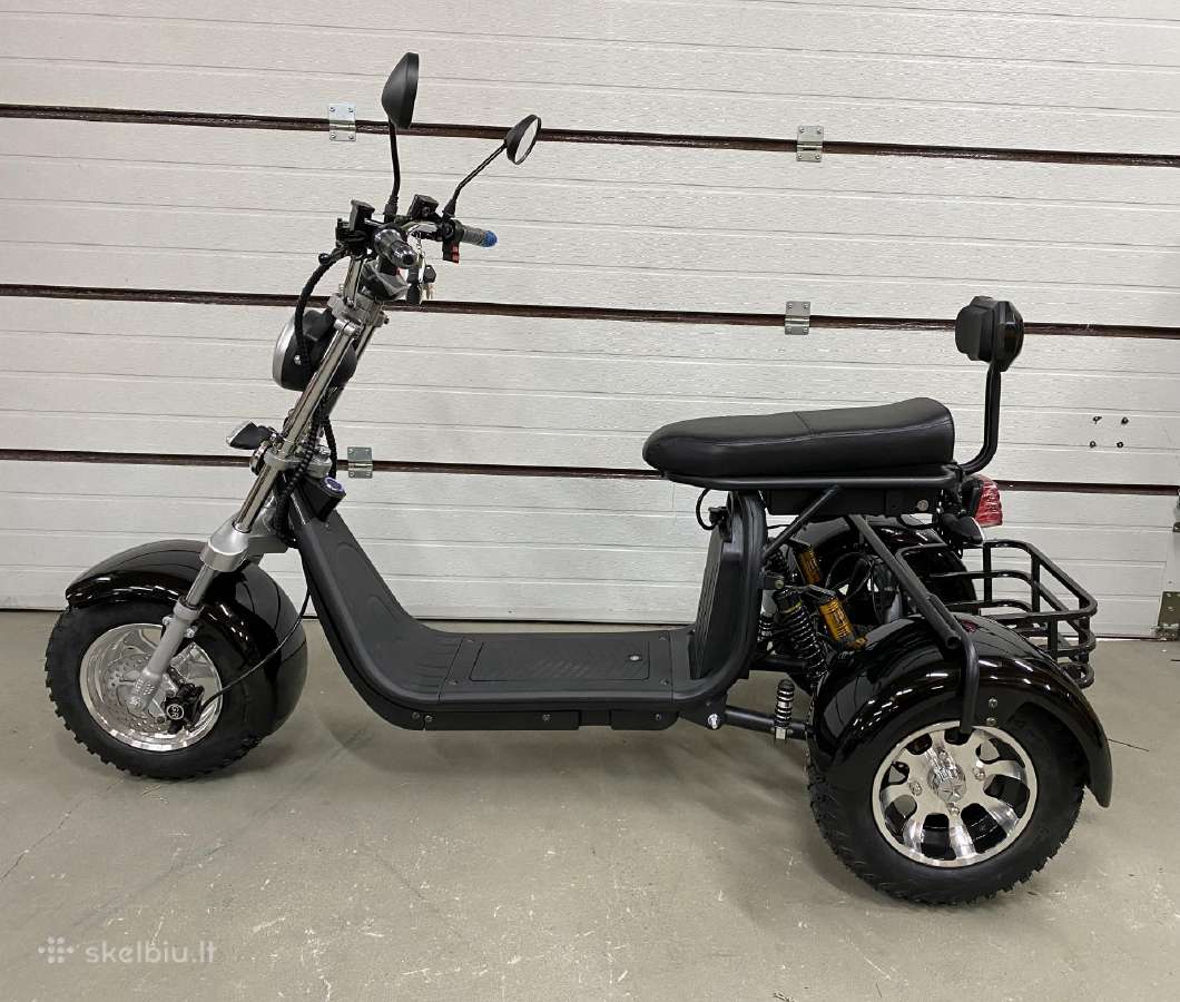 Elektrinis triratis čioperis citycoco motoroleris - nuotraukos Nr. 14