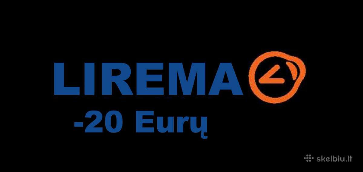 Dovanų kuponas 20 Eurų Lirema (Lirema nuolaida)