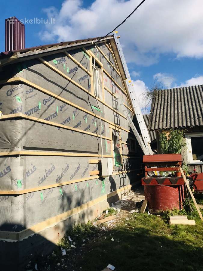 Sienų bei stogo perdangos šiltinimas - nuotraukos Nr. 4