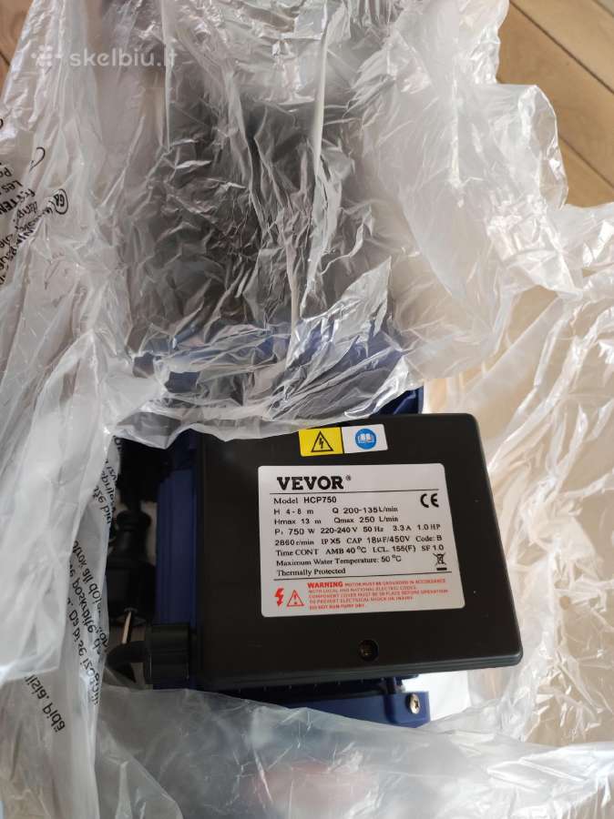 Sodo siurblys vandeniui 0.75kw, 250l/min - nuotraukos Nr. 2
