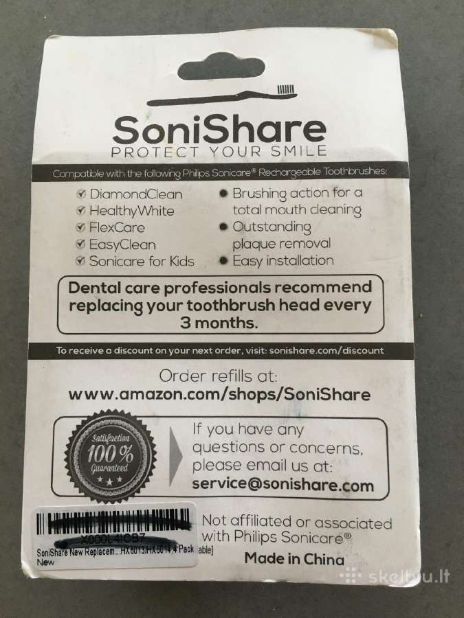 Philips sonicare dantų šepetėlio antgalis - nuotraukos Nr. 2