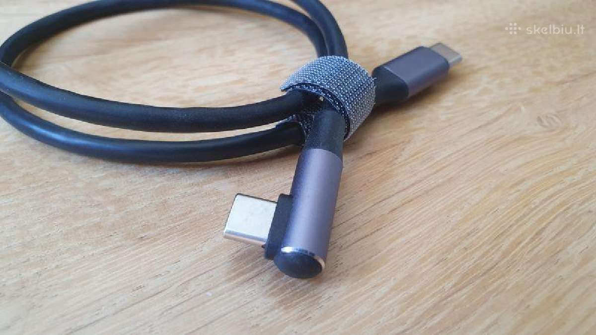 Usb kabelis Type C-type C, 0.5m, 90 laipsnių - nuotraukos Nr. 2