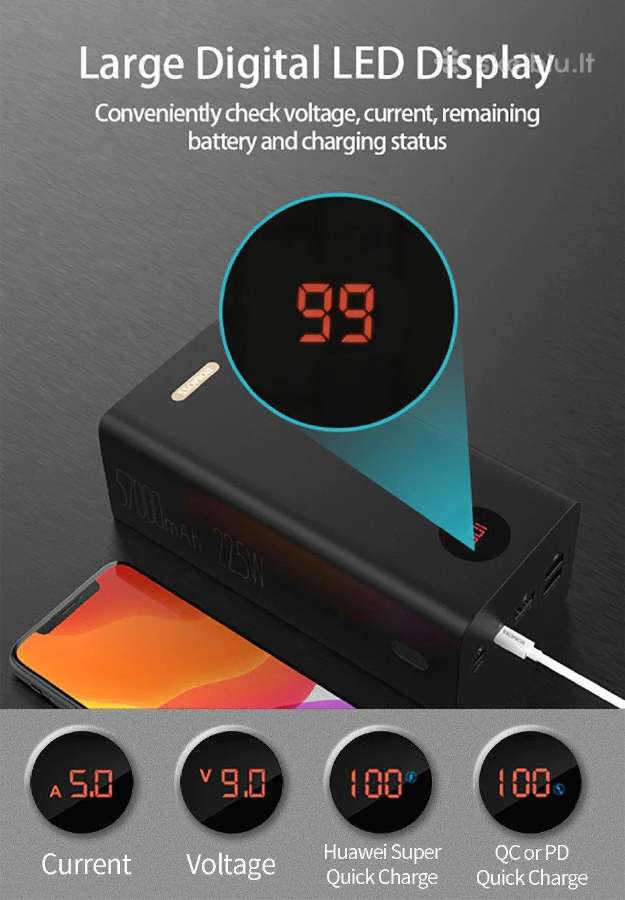 Romoss 60000mah Power Bank - nuotraukos Nr. 4