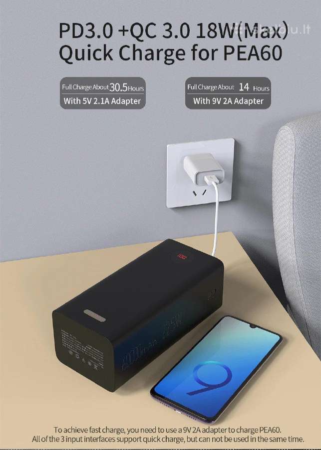 Romoss 60000mah Power Bank - nuotraukos Nr. 12