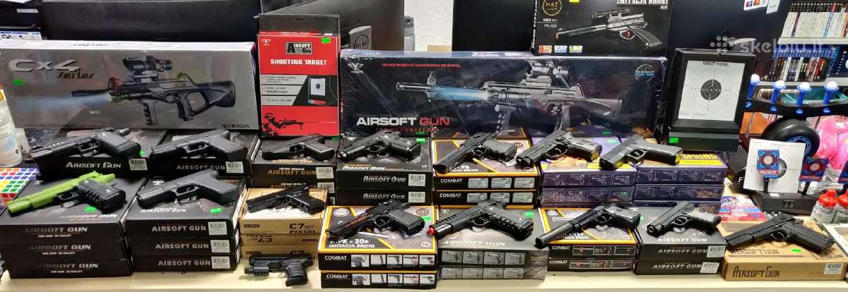 Airsoft ginklai, automatai, pneumatiniai šautuvai - nuotraukos Nr. 5