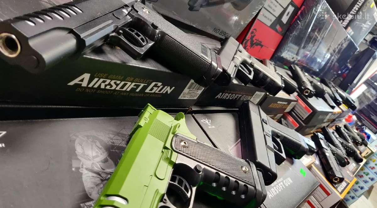 Airsoft ginklai, automatai, pneumatiniai šautuvai - nuotraukos Nr. 6