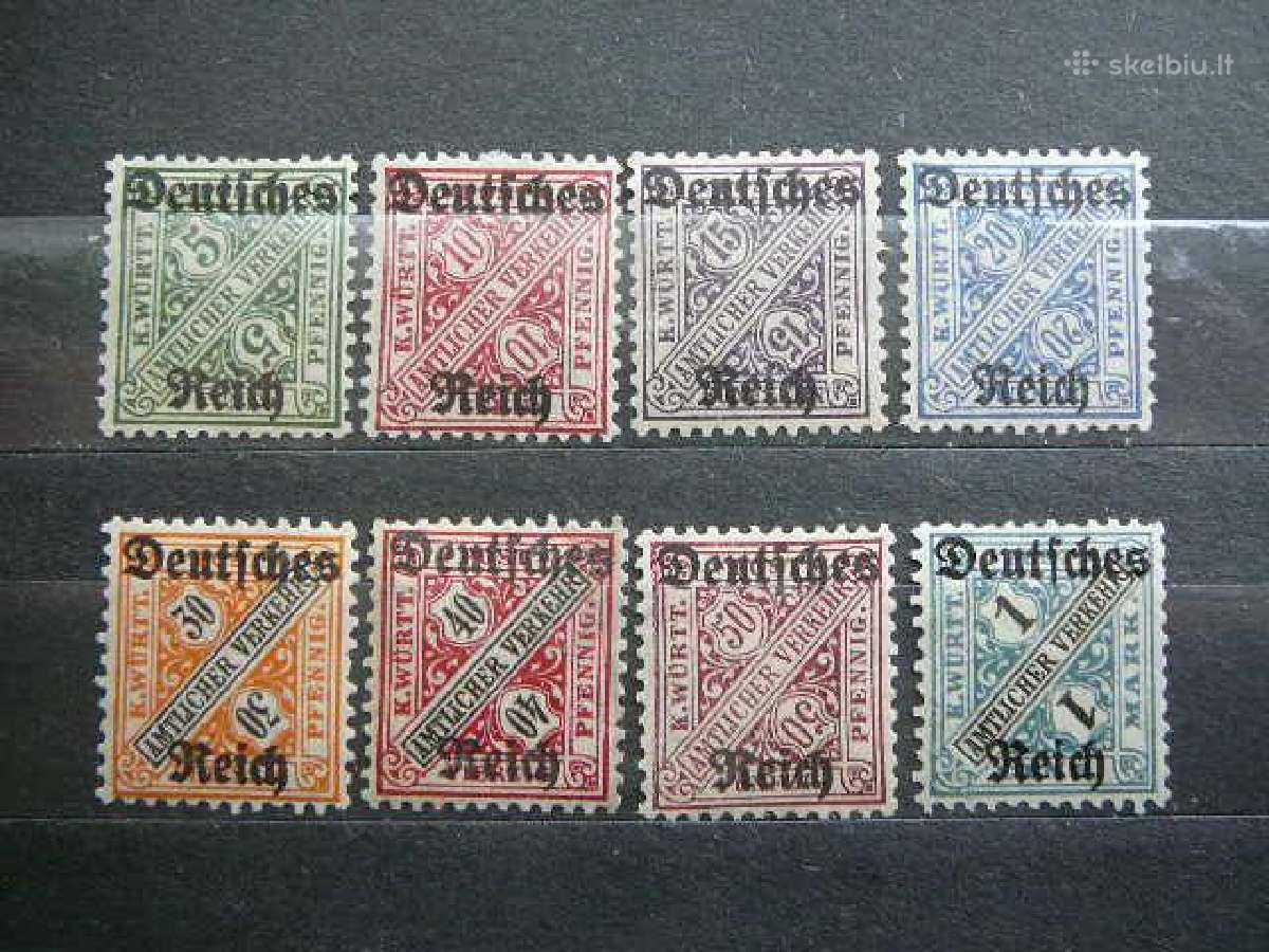 Dienstmarken Vokietija 1920 vdm57/4S