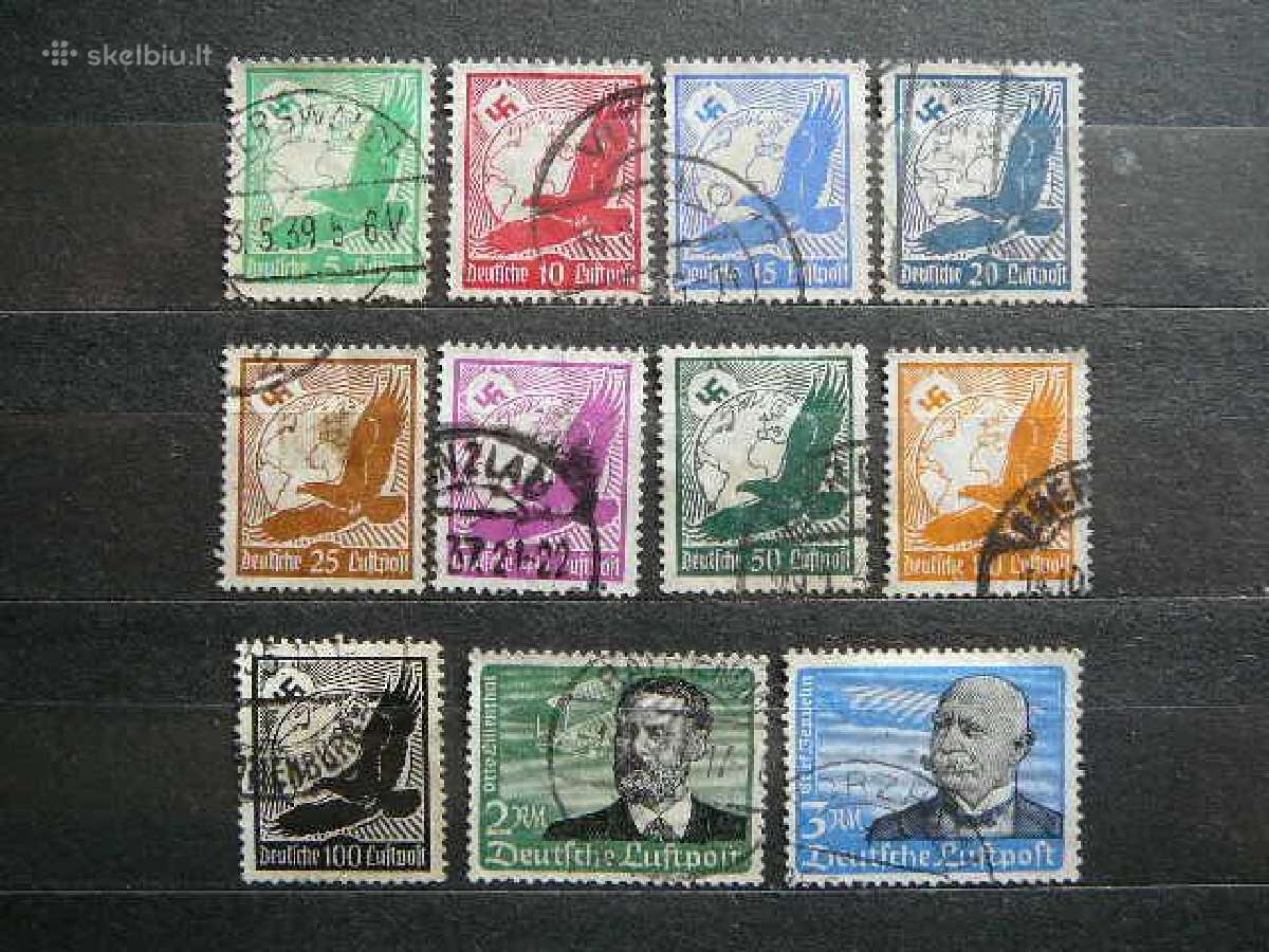 Lektuvai Ereliai Vokietija 1934 vkt529/9a