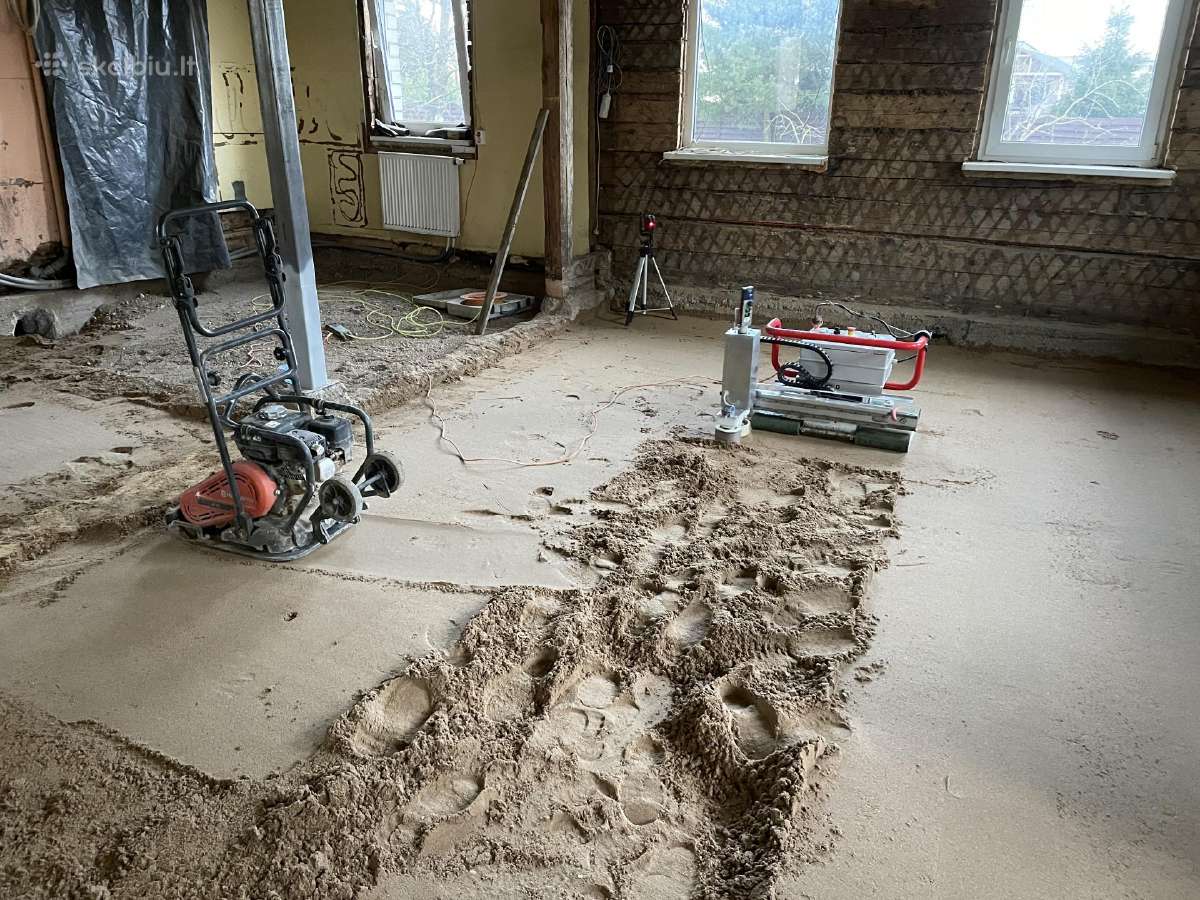 Grindų betonavimas. - nuotraukos Nr. 17