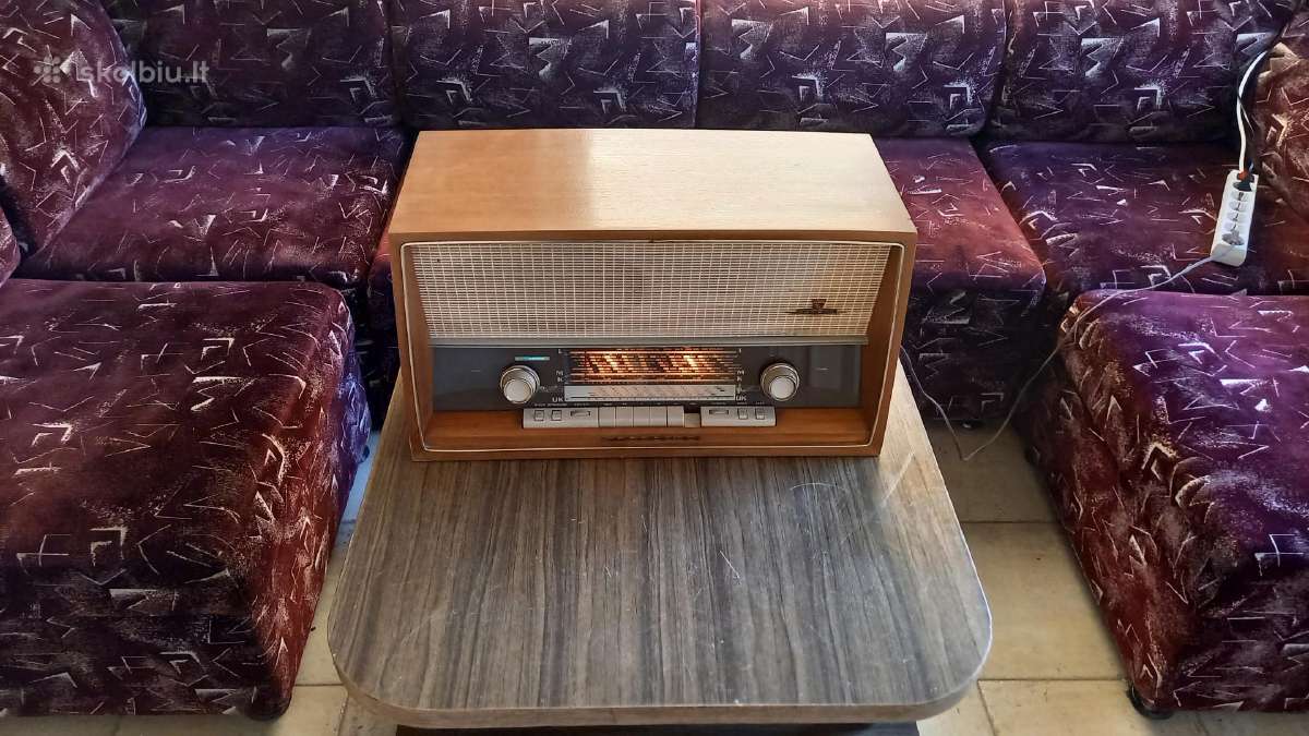 Lempinis radijo imtuvas retro antikvaras Nordmende - nuotraukos Nr. 2