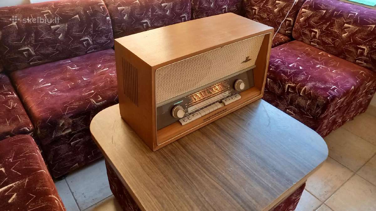 Lempinis radijo imtuvas retro antikvaras Nordmende - nuotraukos Nr. 3