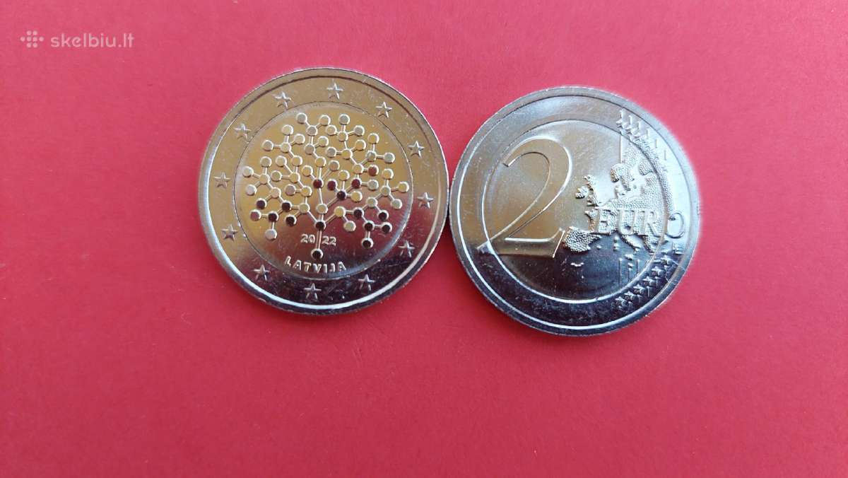 Latvija 2022m.2 € "Finansinis raštingumas Unc