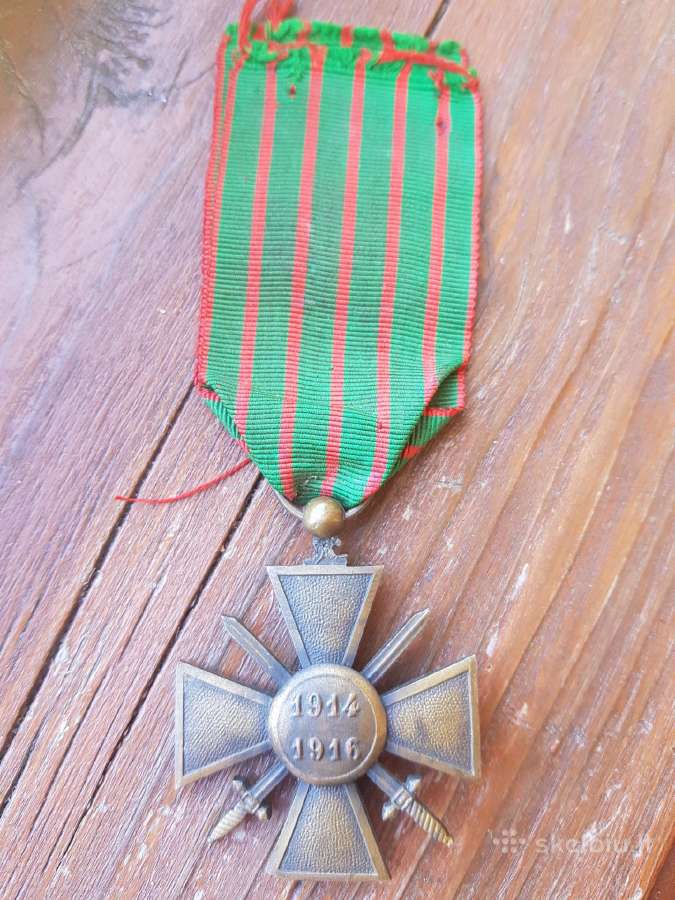 Karo kryžius 1914–1916 m. Prancūzija - nuotraukos Nr. 2