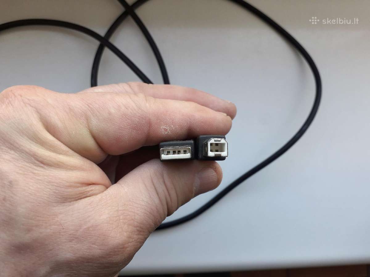 Usb kabeliai spausdintuvo pajungimui - nuotraukos Nr. 2