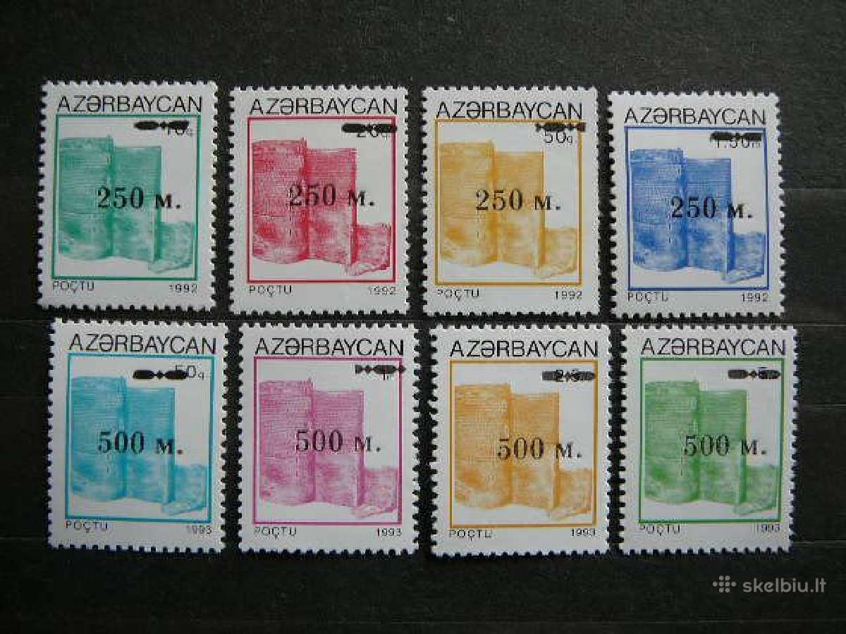 Mergeles bokstas Azerbaidzanas 1995 Mnh zz187