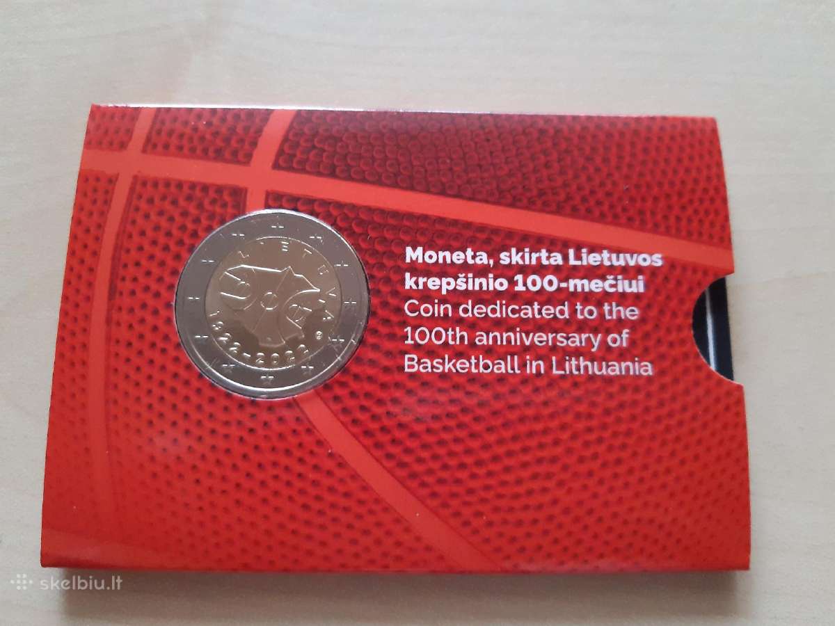 2 € moneta "Lietuvos krepšinio 100-mečiui"