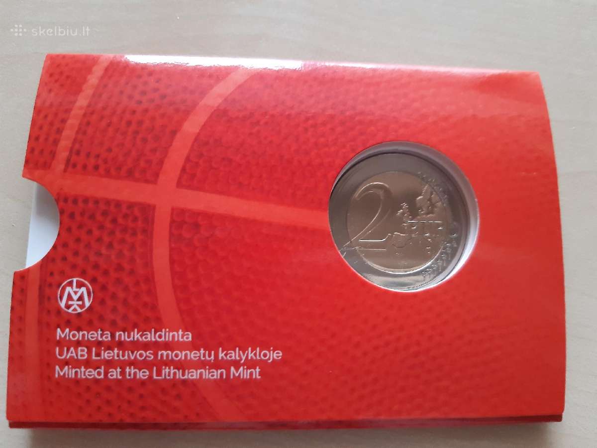 2 € moneta "Lietuvos krepšinio 100-mečiui" - nuotraukos Nr. 2