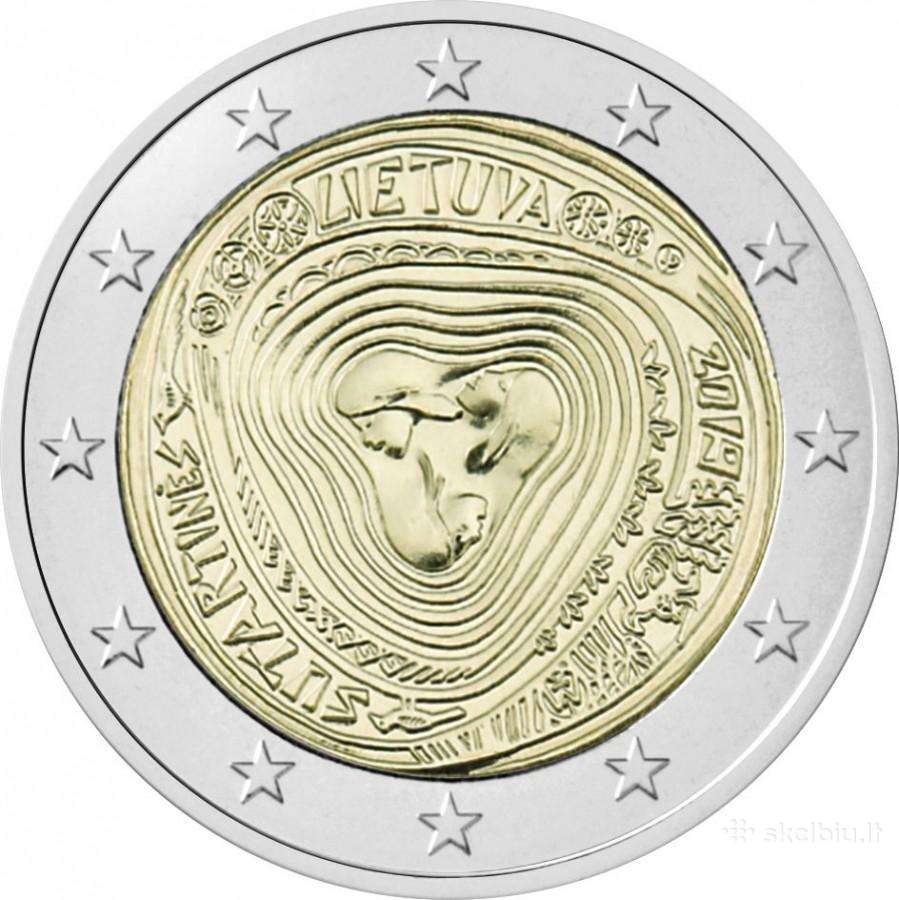 2 eurų moneta Sutartinės