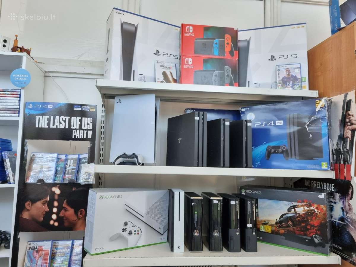 Žaidimų konsolių parduotuvė Vilniuje Xbox Ps4 Ps5 - nuotraukos Nr. 3