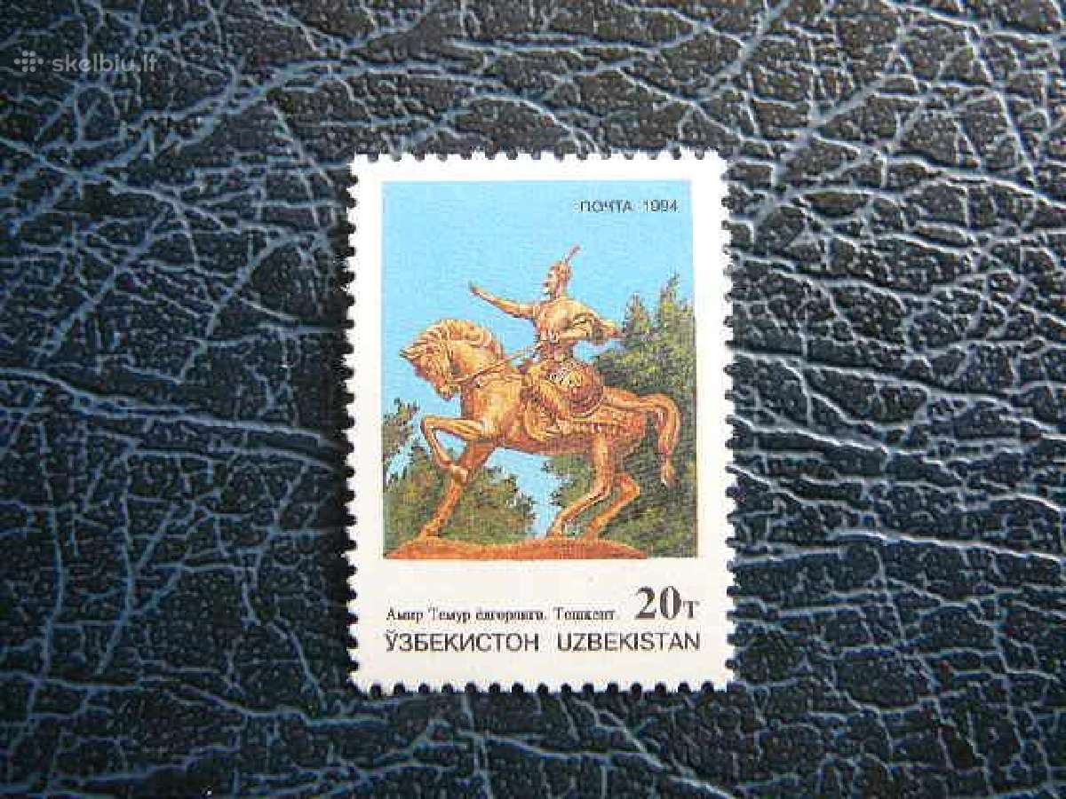 Paminklas Arkliai Uzbekija 1994 Mnh uzb45