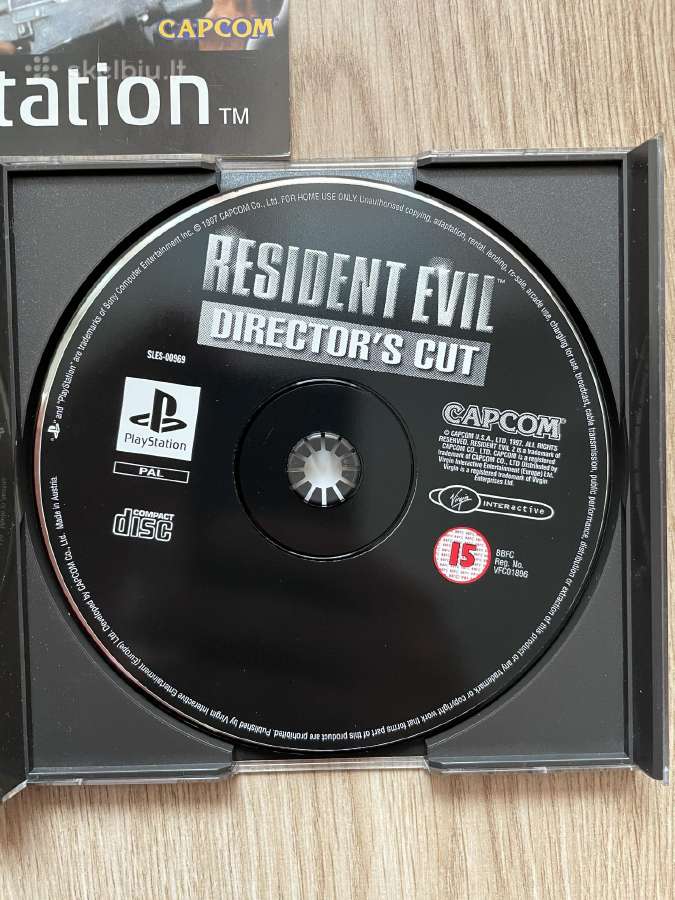 Resident evil director's cut Ps1, Ps2, PS3 - nuotraukos Nr. 5