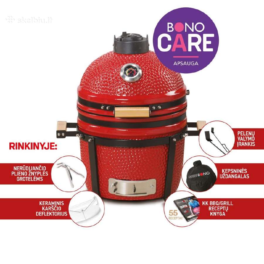 Naujos Kamado Bono kepsninės - nuotraukos Nr. 2