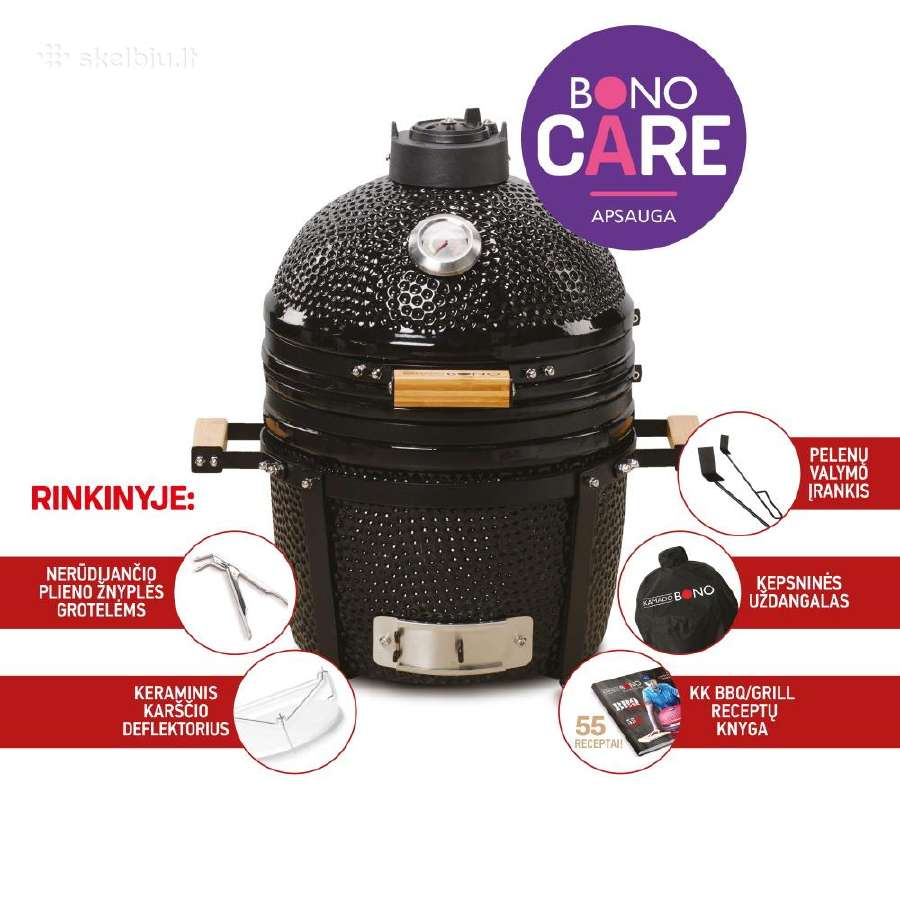 Naujos Kamado Bono kepsninės - nuotraukos Nr. 3