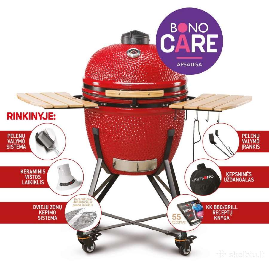Naujos Kamado Bono kepsninės - nuotraukos Nr. 6