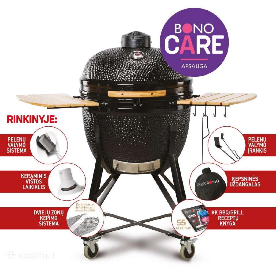 Naujos Kamado Bono kepsninės - nuotraukos Nr. 9