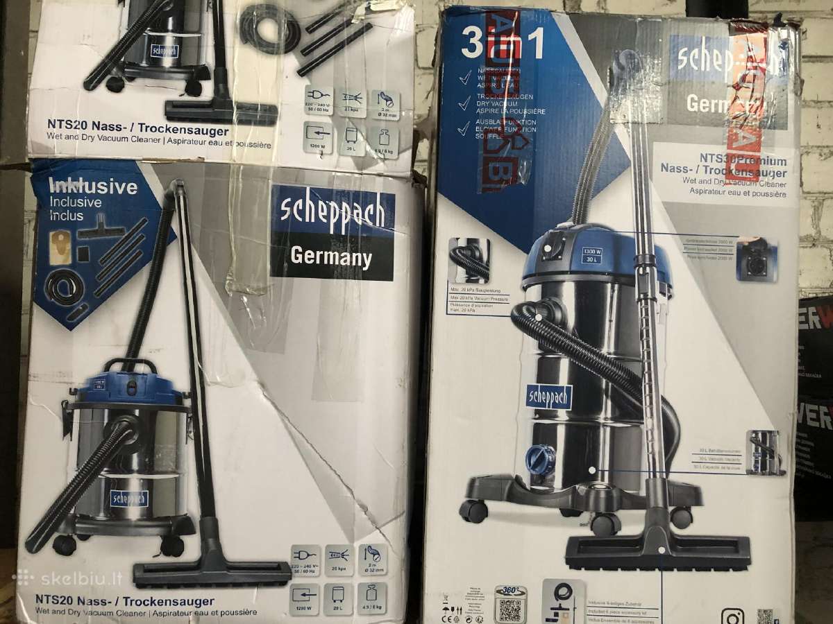 Scheppach Nts 30premium pramoninis dulkių siurblys