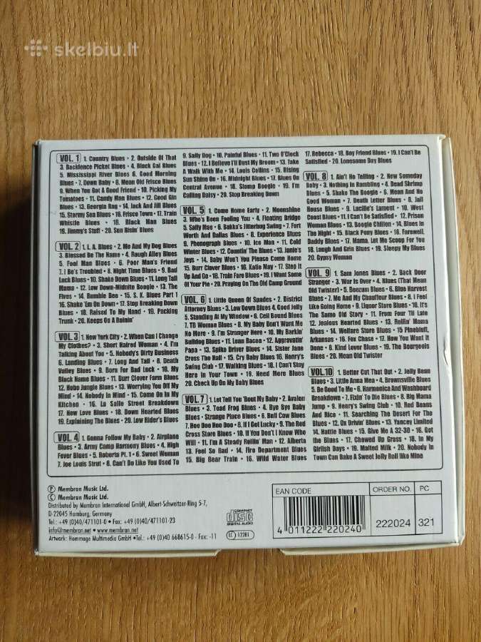 10cd rikinys Diggin' Deeper - 200 Legendary Blues - nuotraukos Nr. 2
