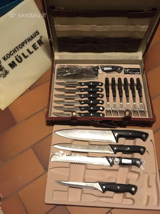 Kochtopfaus Muller peilių ir stalo įrank rinkinys - nuotraukos Nr. 8