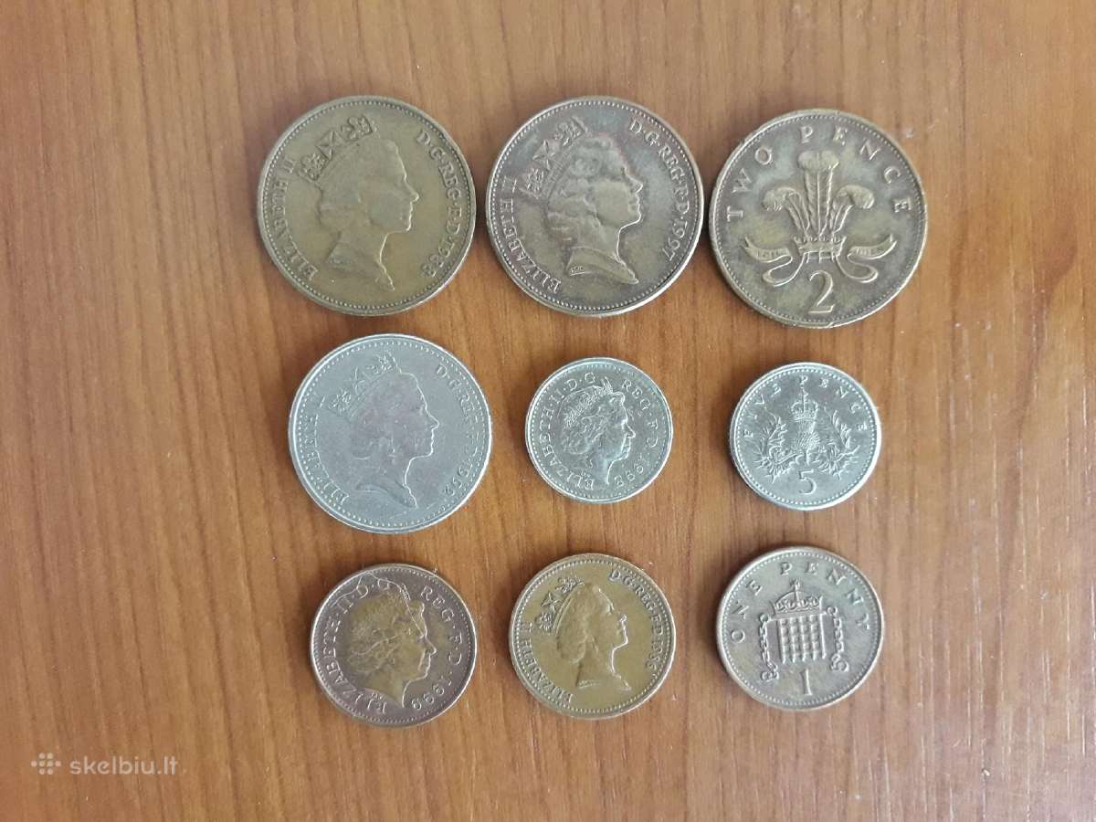 Didžiosios Britanijos monetų rinkinys