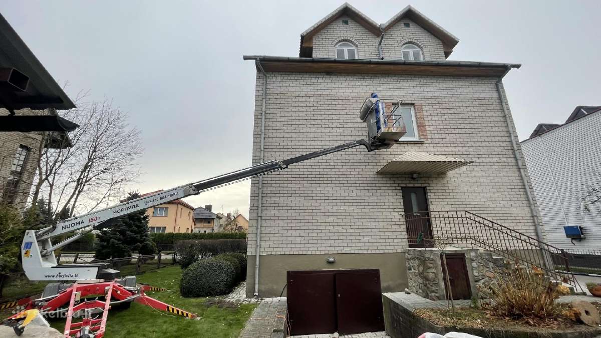 Tarpsienio Šiltinimas Valome oro tarpus perdangas. - nuotraukos Nr. 19