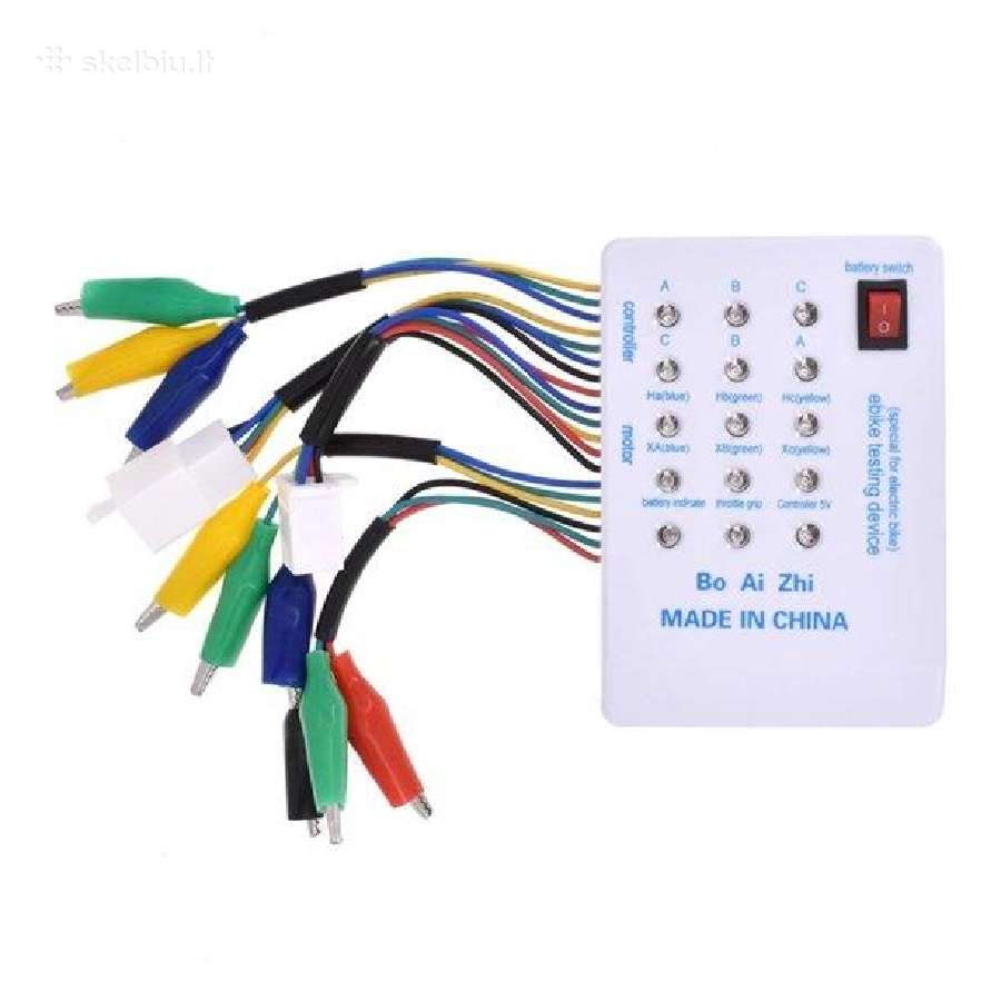 Hall, variklio, kontrolerio Testeris 36v 48v 60v