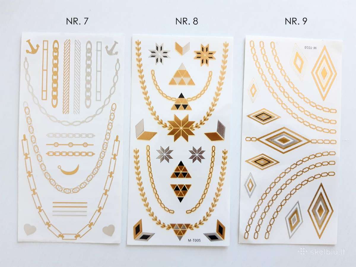 Laikinos spindinčios tatuiruotės - nuotraukos Nr. 5