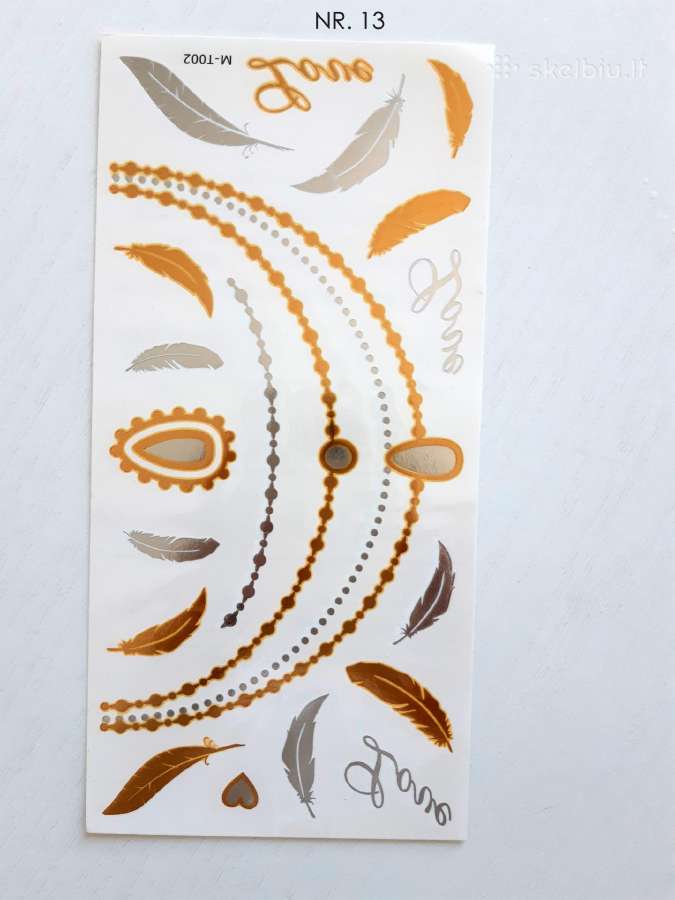 Laikinos spindinčios tatuiruotės - nuotraukos Nr. 7