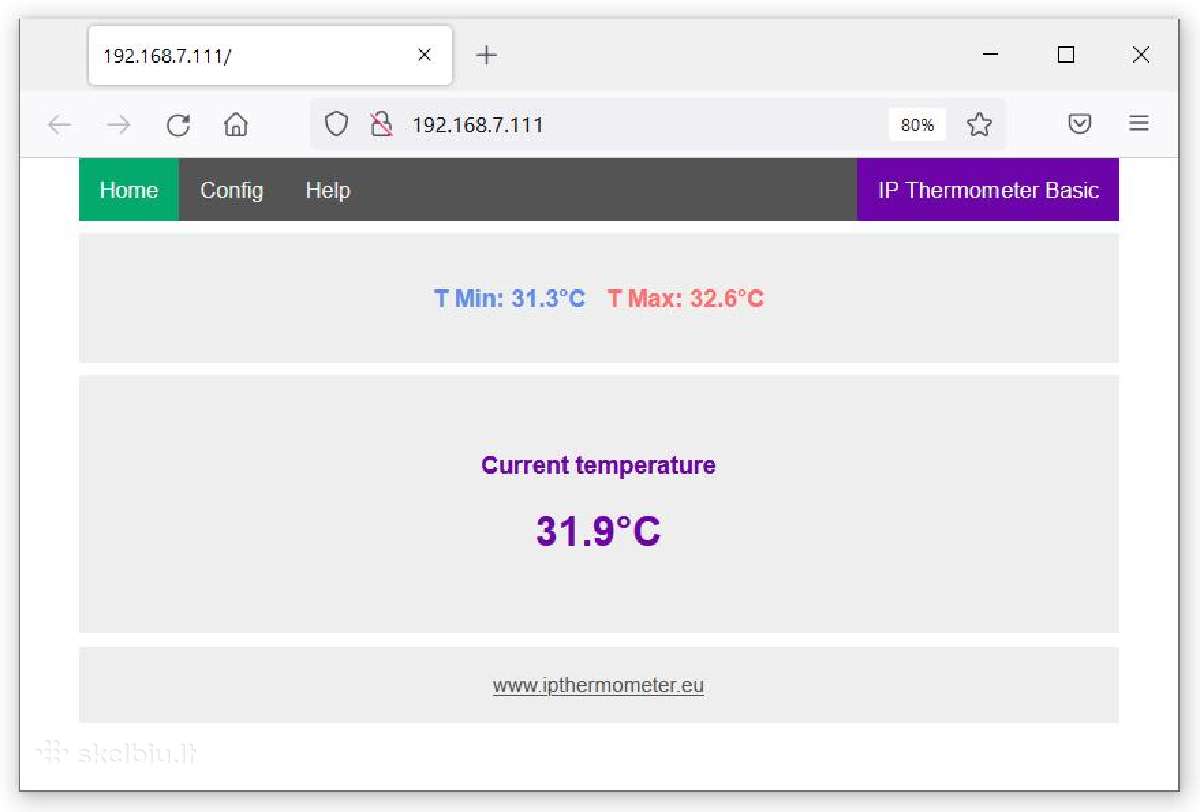 Ip Lan termometras Iftt, Zabbix, Home Assistant - nuotraukos Nr. 2