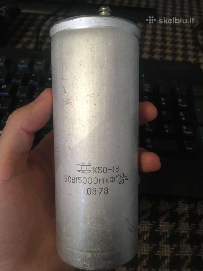 К50-18 50в15000мкф - Skelbiu.lt